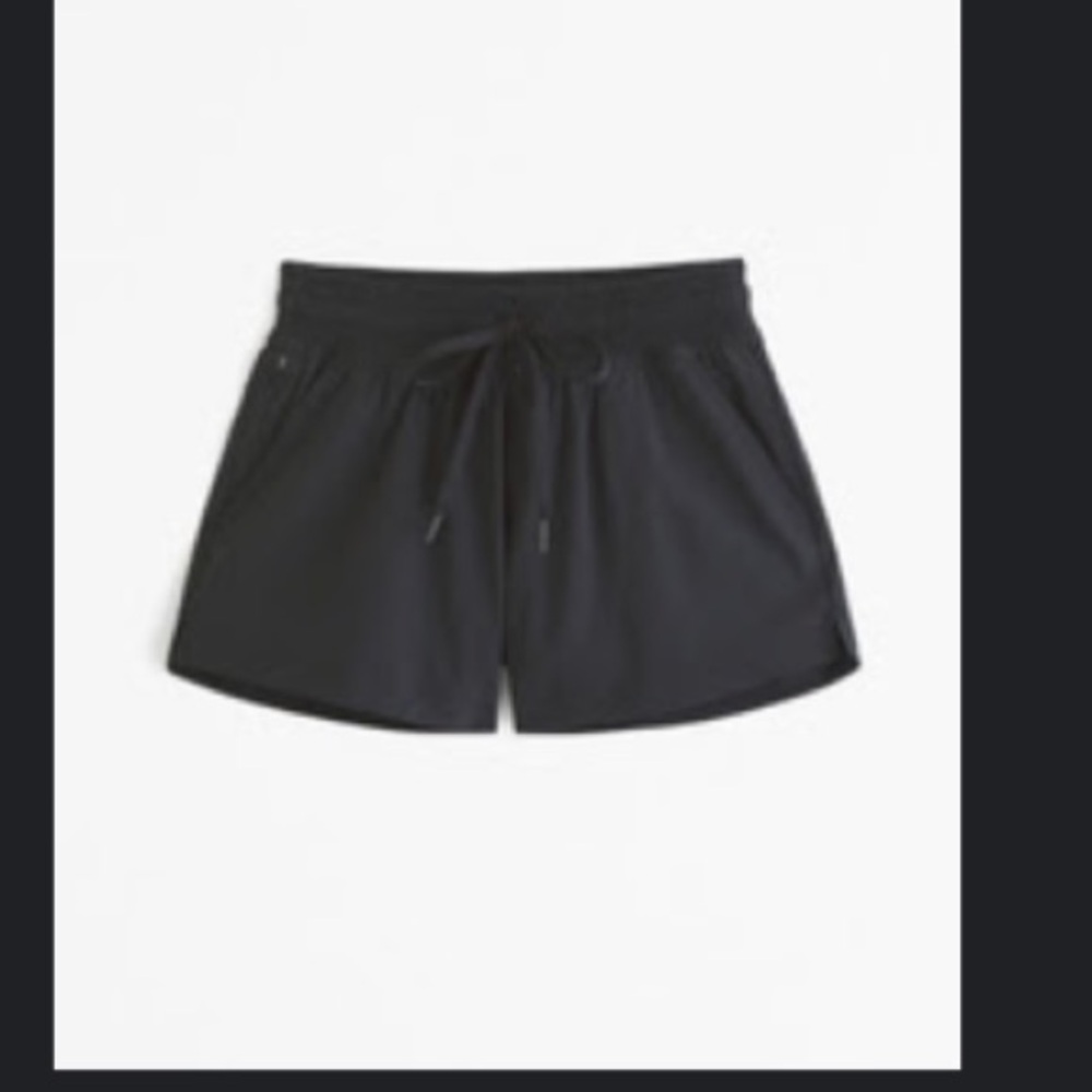 motionTEK High Rise Lined Workout Short - Black YPB Abercrombie & Fitch